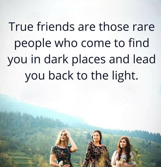 Friendship Quote On True Friends