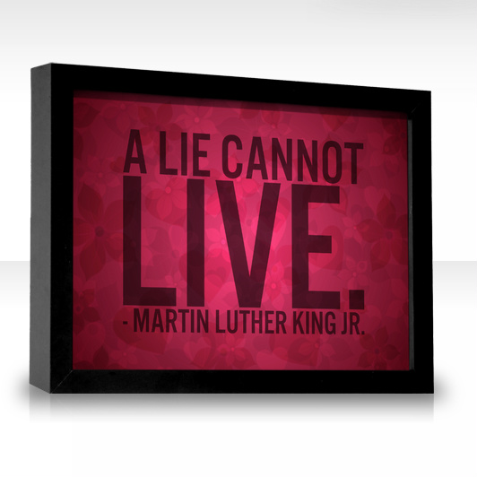 martin luther king jr quote on lie
